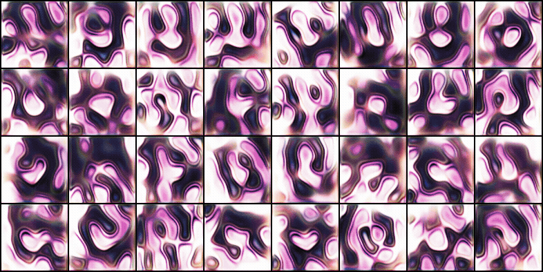 DCGAN anime image generation training progress